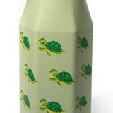 Close-up van de drinkfles zelf, het siliconen gedeelte, het design is hier zeer duidelijk op te zien.