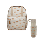 Back to school set; Duurzame Kleuterrugzak en siliconen drinkfles. 