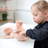 360° oefenset sfeer met kindje, oefenkom en oefenbeker.