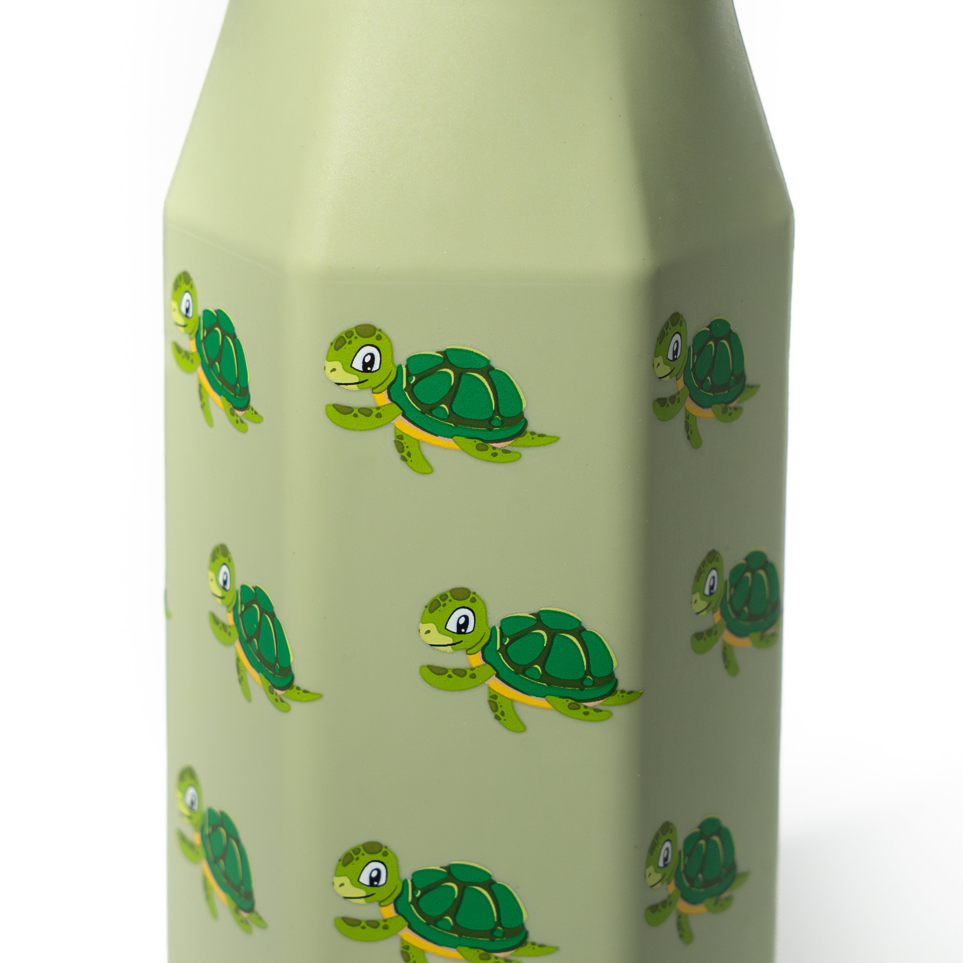 Close-up van de drinkfles zelf, het siliconen gedeelte, het design is hier zeer duidelijk op te zien. 