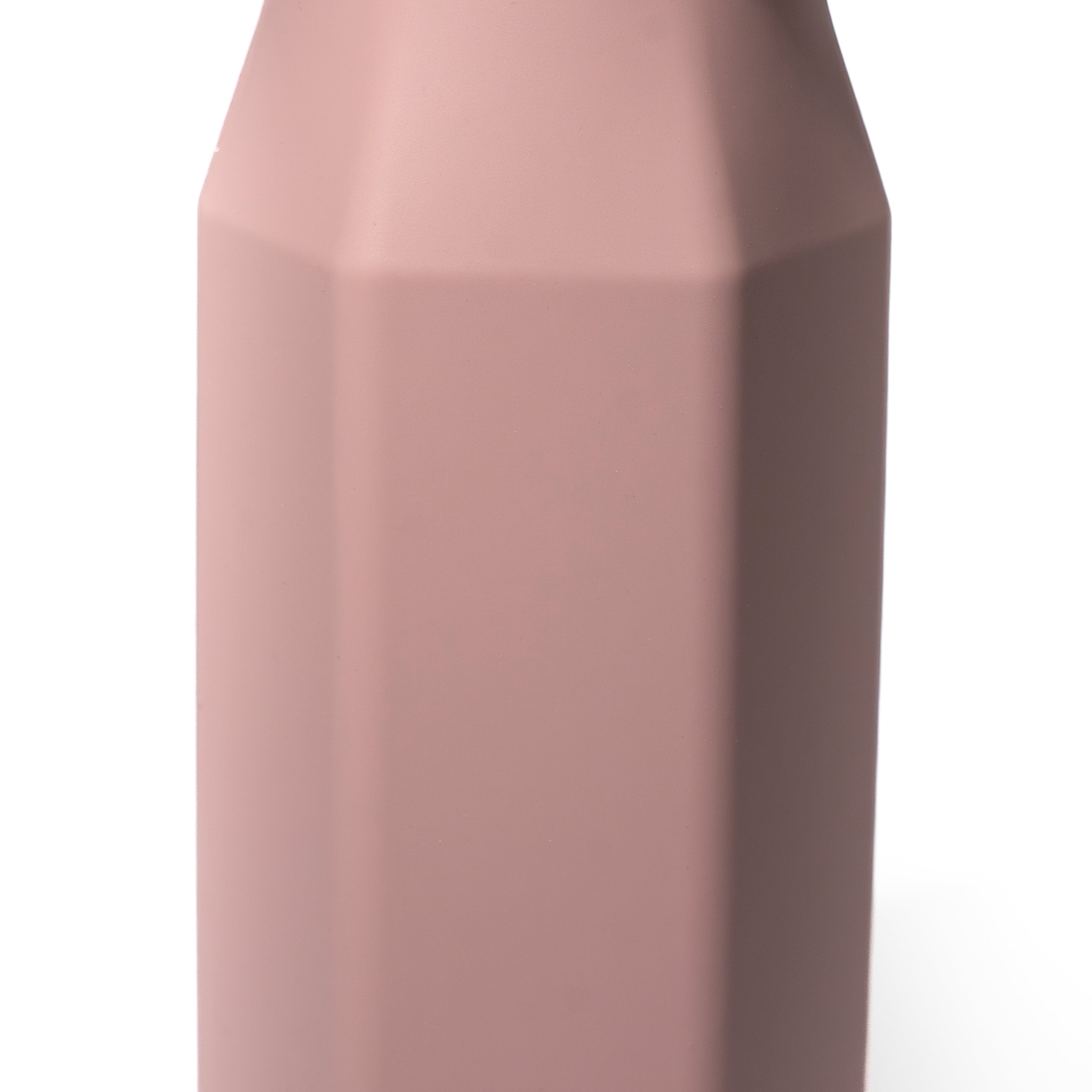 Close-up van de fles zelf, het siliconen gedeelte. 