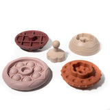 Ensemble de jeu Qormi | OVNI et voiture | Beige